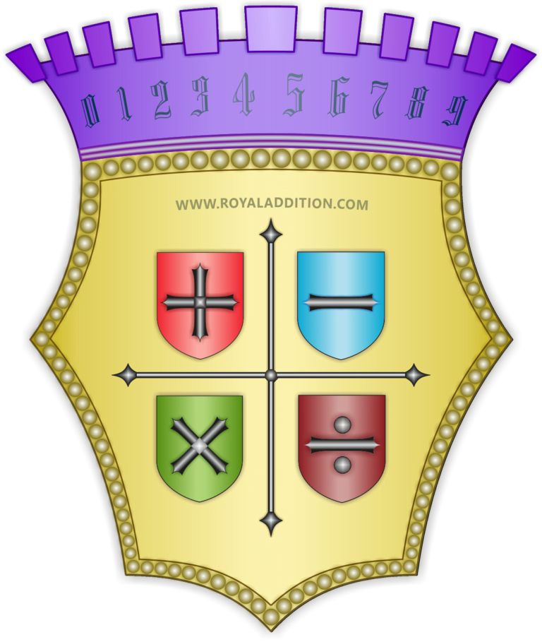 Royal addition - Numis 2 - Four Operations - Crest - Logo