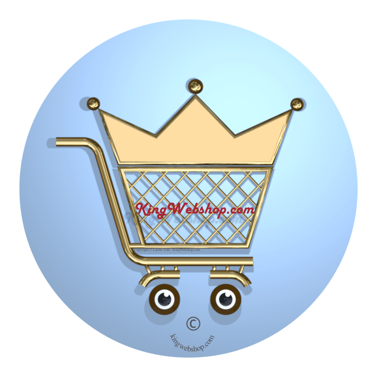 KingWebshop - Logo - Trolley - Distinctive Artistry Meets Premium Quality